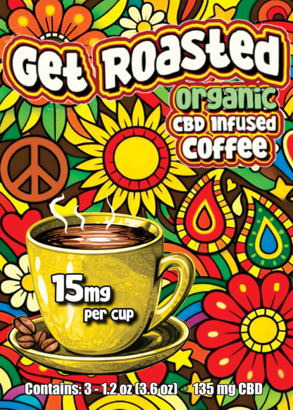 Organic CBD infused Coffee Regular -135mg